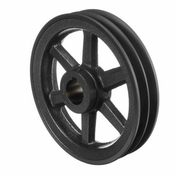 2 Groove Cast Iron Fhp - Finished Bore Sheave, 2BK90X 1 7/16